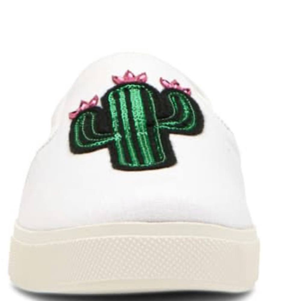 Katy Perry Cactus Sequins Slip-on Sneakers  Size 7.5 White - Picture 8 of 10